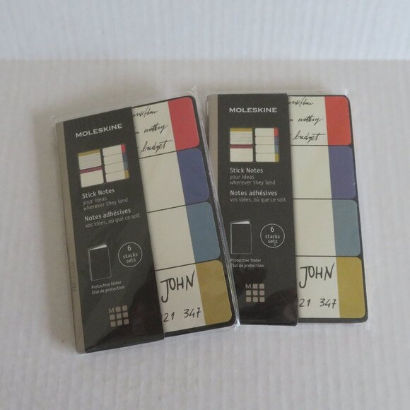 Moleskine Other - Moleskine Stick Notes - Full Color (6 Stacks) NWT